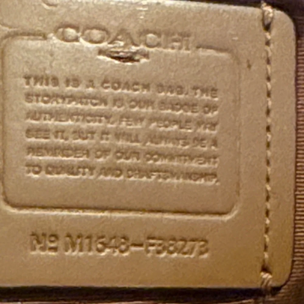 Coach Leather Crossbody in Warm Brown with Gold Hardware - Picture 14 of 17